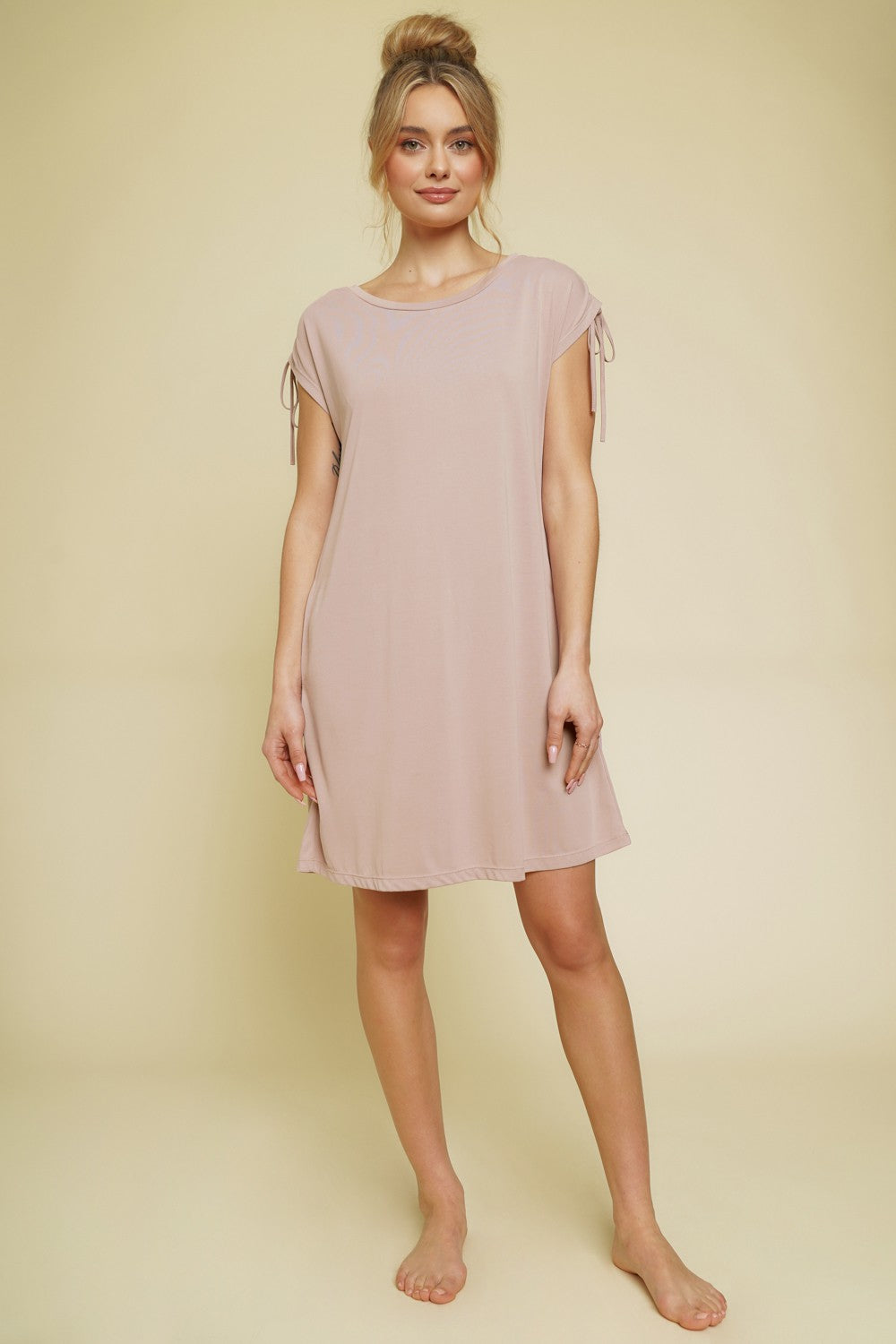 The String Detail Cozy Dress