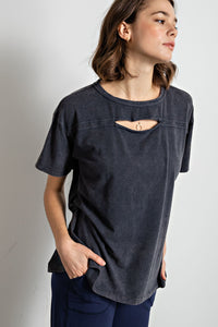 The Mineral Wash Keyhole Top
