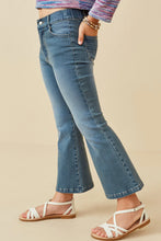 Load image into Gallery viewer, Girl&#39;s Denim Crop Flare
