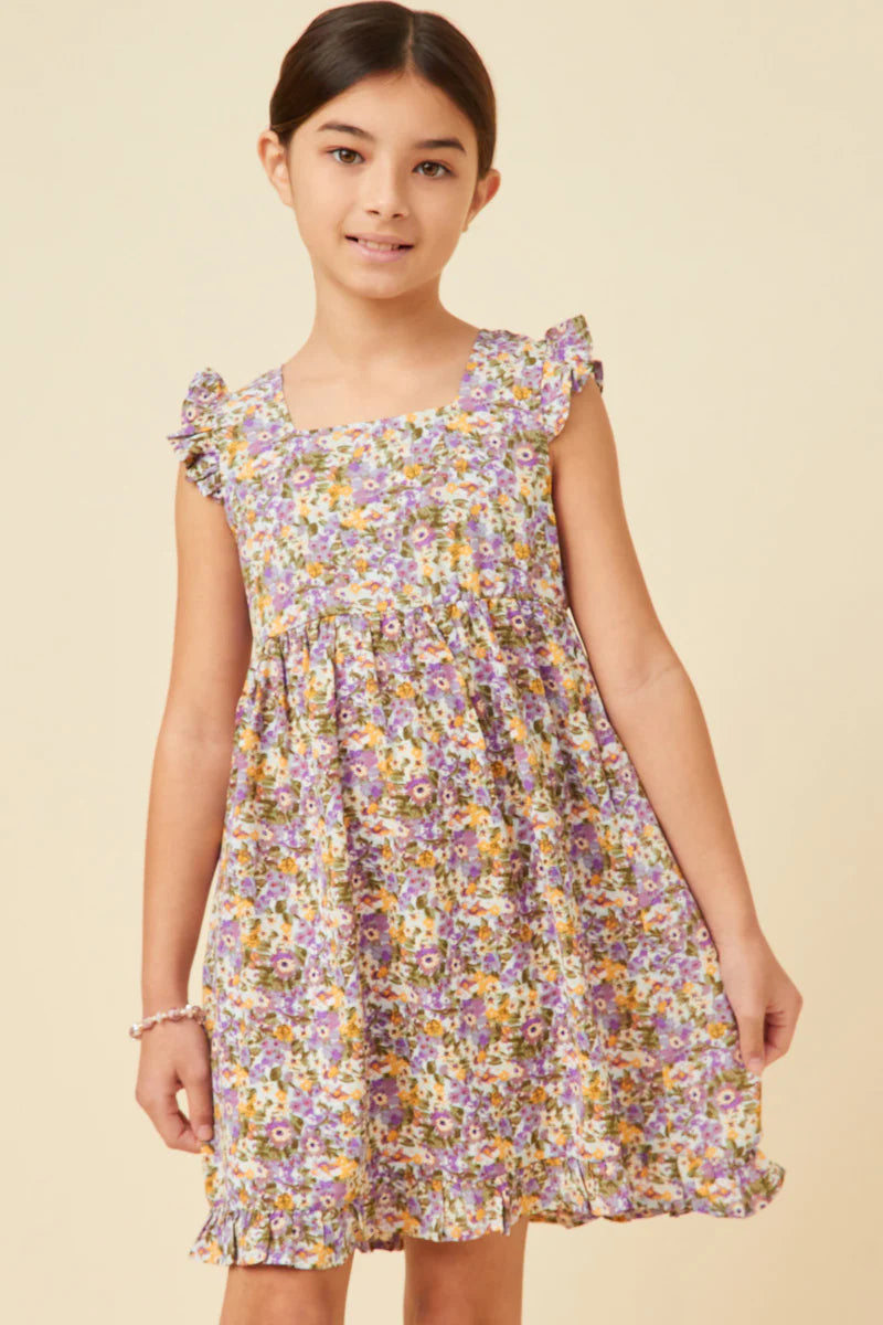 Girl's Lavender Fields Dress