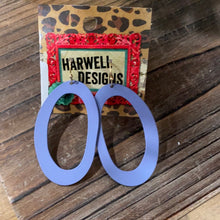 Load image into Gallery viewer, Oval Painted Clay Earrings
