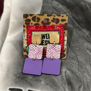 3 Drop Color Earring