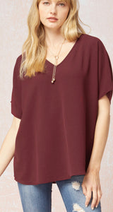 V Neck Layer Top