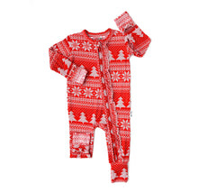 Load image into Gallery viewer, Newborn Ruffle Zippees
