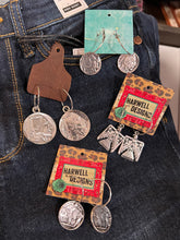 Load image into Gallery viewer, Hoop Coin Earrings
