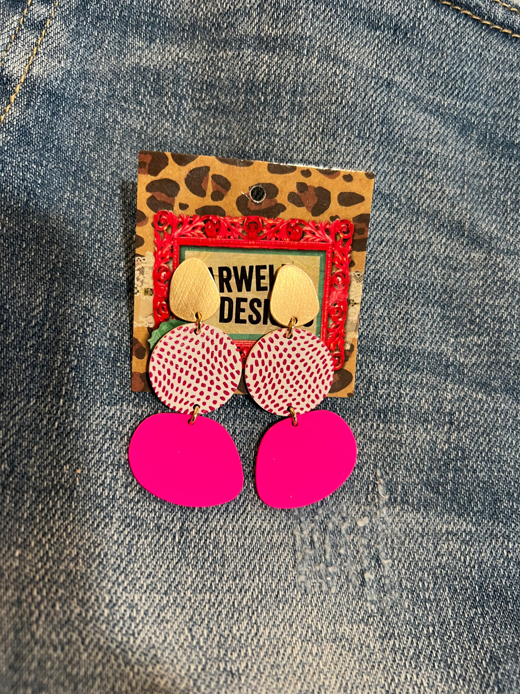 3 Drop Color Earring