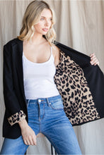 Load image into Gallery viewer, Leopard Cuff Blazer
