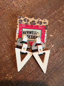 The Tri-Wood Earrings