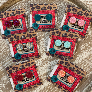 RA Druzy Earring