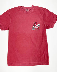 Red CC Hog on Jukebox Tee