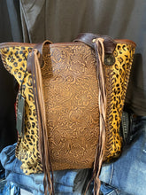 Load image into Gallery viewer, Myra Golden Stud Leather Bag
