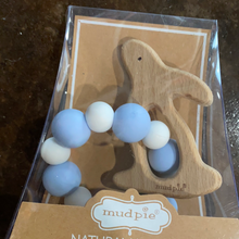 Load image into Gallery viewer, Nat. Wood/Silicone Teethers
