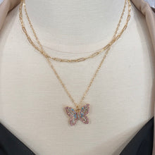 Load image into Gallery viewer, Layer Butterfly Necklace
