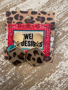 Misc Leopard Earrings