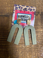 Load image into Gallery viewer, Rainbow Wood Earring
