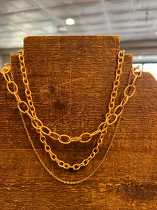 Worn Tiered Necklace