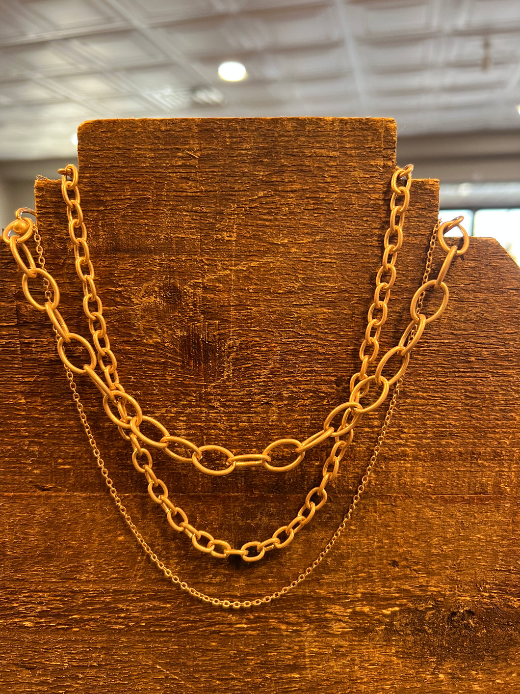 Worn Tiered Necklace