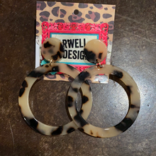 Load image into Gallery viewer, Tortoise Acrylic Misc Earrings
