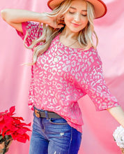 Load image into Gallery viewer, The Foil Leopard Summer Sweater
