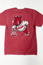 Load image into Gallery viewer, Red CC Hog on Jukebox Tee
