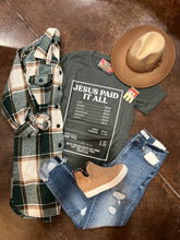 Load image into Gallery viewer, Jesus PAID ALL Tee
