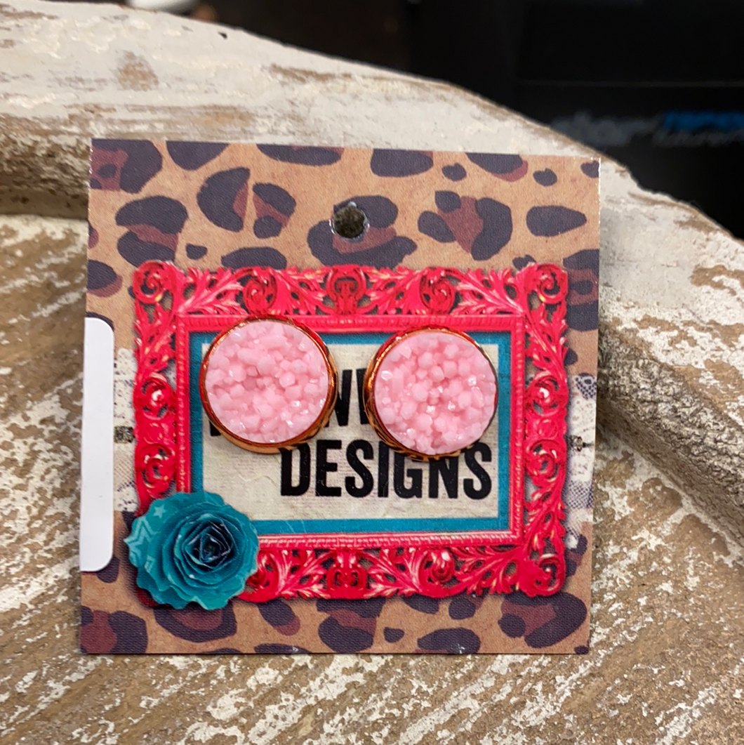 RA Druzy Earring