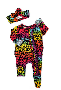 Newborn Ruffle Zippees