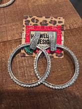 Load image into Gallery viewer, POSH Crystal Hoops
