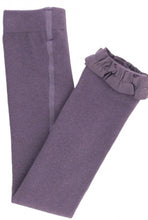 Load image into Gallery viewer, Shadow Purple Footless Ruffle Tights
