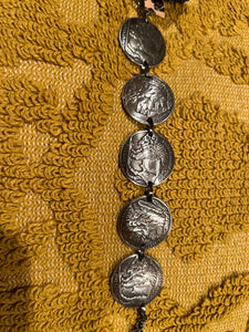 Concho Link Coin Bracelet