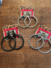 Load image into Gallery viewer, POSH Crystal Hoops
