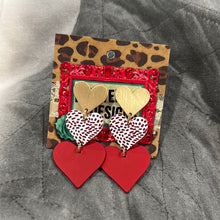 Load image into Gallery viewer, 3 Drop Color Earring
