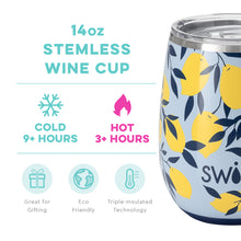 Load image into Gallery viewer, Swig Limoncello 14oz Stemless
