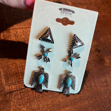 Load image into Gallery viewer, 3 pk  Stud Earrings
