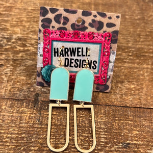 The Oblong Color Earring