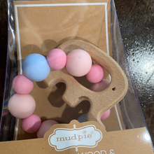 Load image into Gallery viewer, Nat. Wood/Silicone Teethers
