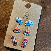 Load image into Gallery viewer, 3 pk  Stud Earrings
