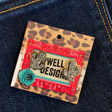 Load image into Gallery viewer, The Cacti Druzy Stud Earring
