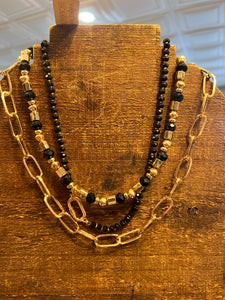 Pink Panache 3 Tier Necklace