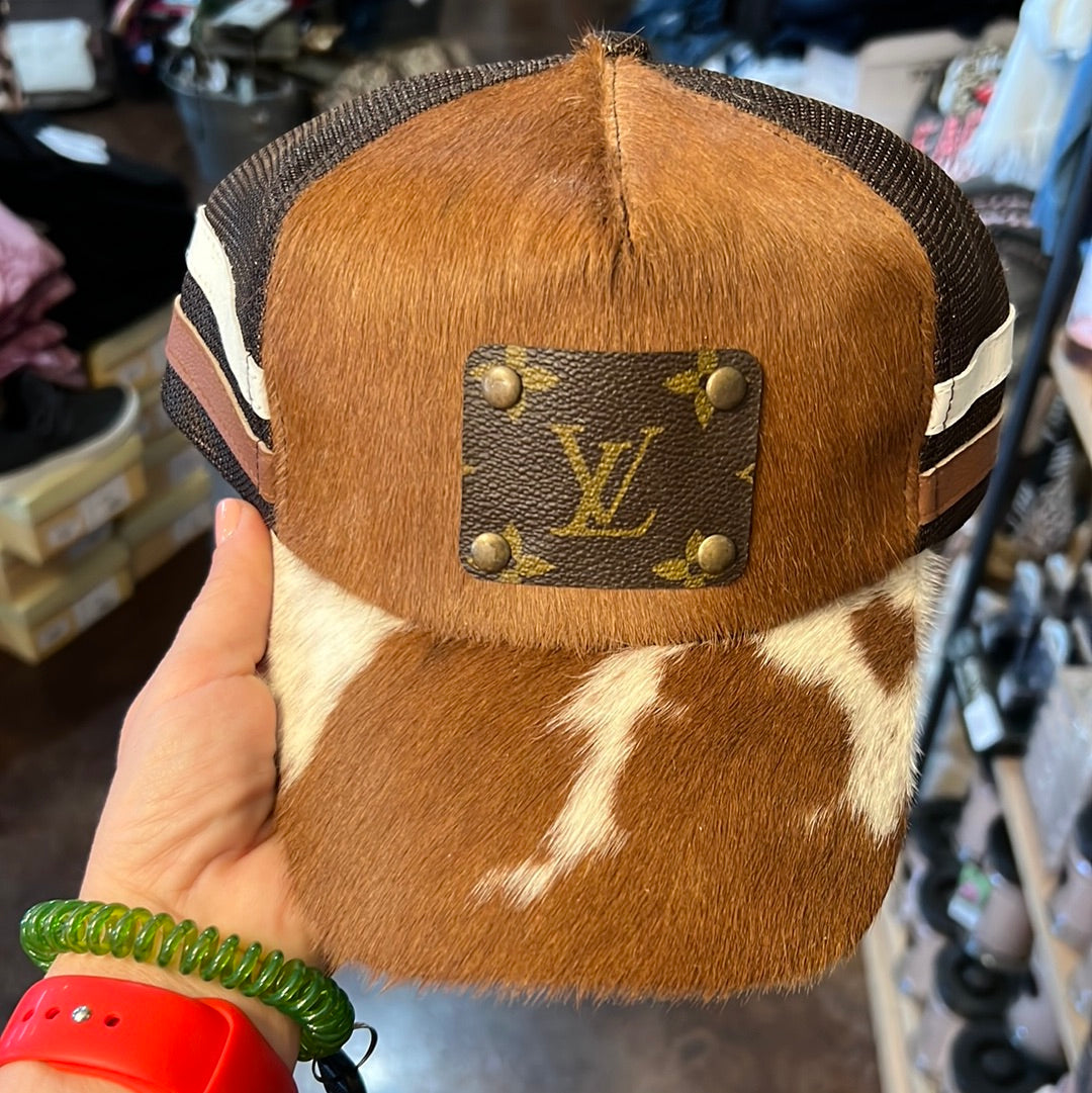 Upcycled LV Ball Cap