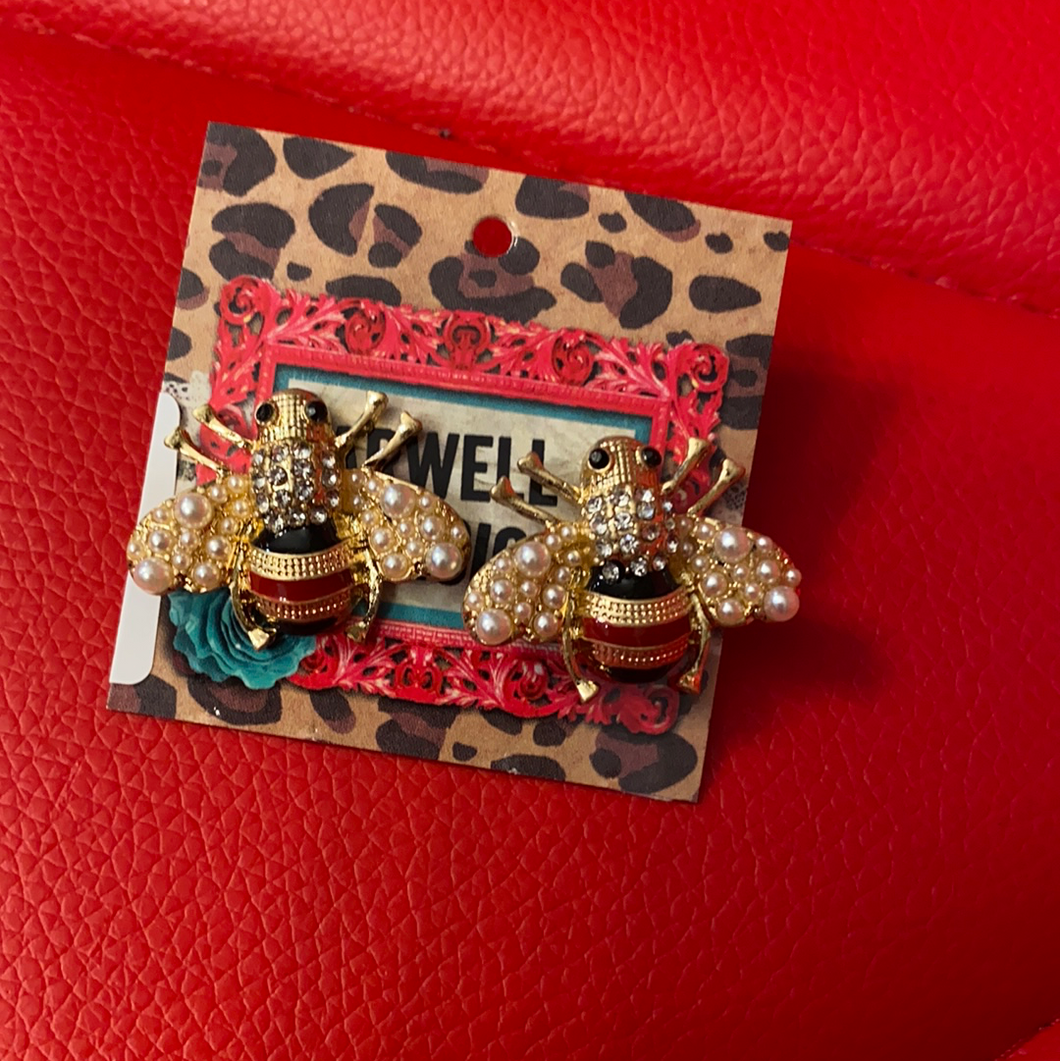 The Bee Stud Earrings