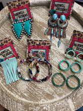 Load image into Gallery viewer, Misc Teal Earrings
