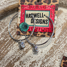 Load image into Gallery viewer, Jeweled Hoop
