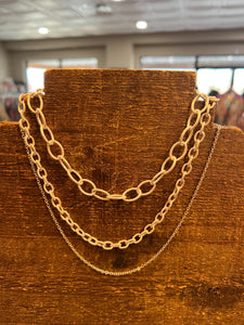 Worn Tiered Necklace