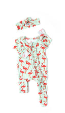 Load image into Gallery viewer, Newborn Ruffle Zippees
