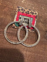 Load image into Gallery viewer, POSH Crystal Hoops
