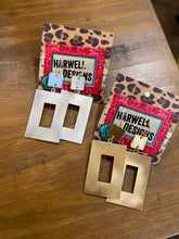 Load image into Gallery viewer, Square Wood Earring

