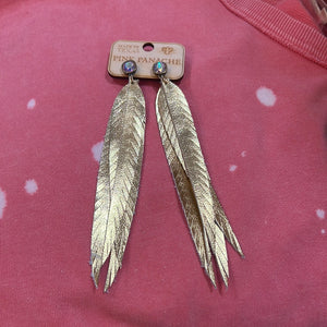 Pink Panache Leather Earring