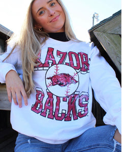 Razorback Baseball Sweatshirt