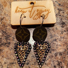 Load image into Gallery viewer, Bling Heart Earrings
